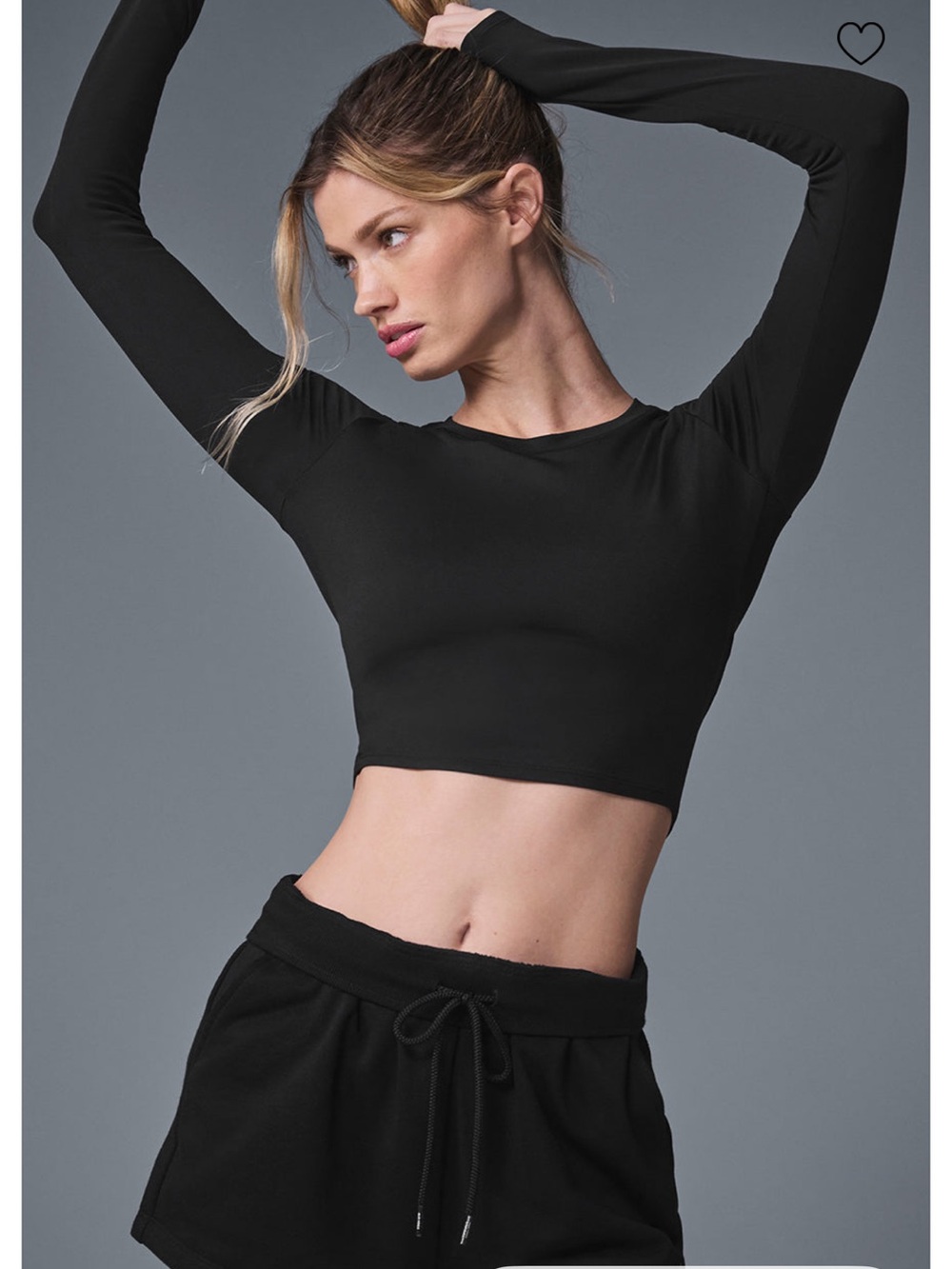 Alosoft Crop Finesse Long Sleeve